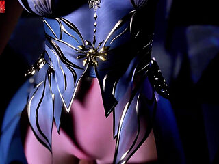 The Pixel Temptress: Big Boobs Awaken - 3D Animation Hentai