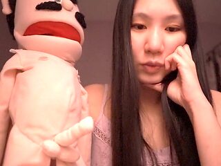 Small cock, asmr asian, fuckpuppet