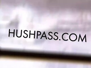 Katrina Jade's facial cumshot action by Hush Pass
