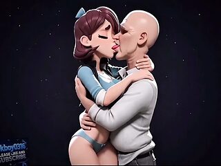 Insanely erotic jump rope girl gets it from behind in 3D animation