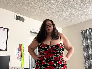 Stepmom Catches You Jerking Off - Horny MILF Big Tits POV