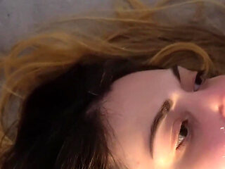 Pregnant MILF Gets Rough Bukkake Gangbanged