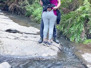 Pretty Indian Couple Making Love In River Side - Desi Outdoor Sex - Risky Romance