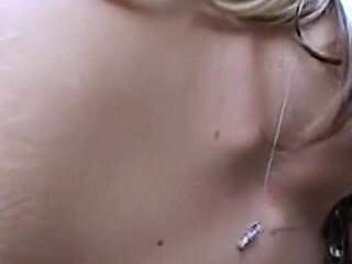 Blonde Babe Double Stuffed by Throbbing BBC - Leaking Everywhere