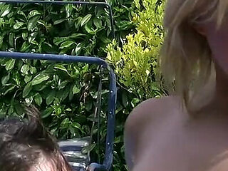 Gorgeous Blonde Babe Fucked in the Pool
