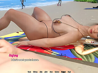 Perfect Housewife #36 Strangers Make Hot Wife Cums Hard On A Beach