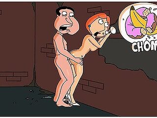 Car Toon In Guy Parody - Loiss Affair With Quagmire Is Big And Public
