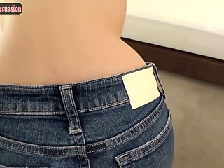 Denim Fit Beauty with Toned Curves and Full G Cup Body Records an Intense and Unstoppable Private Moment