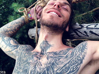 Biting the Festival Boy in the Woods with Snorfux & Goddess Yazmin
