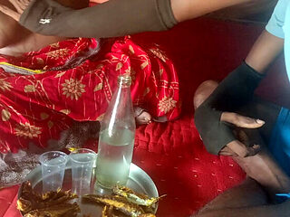 Desi Bhabhi Gets Drunk And Anal Fucked By Neighbor - Indian Homemade Big Ass Sex