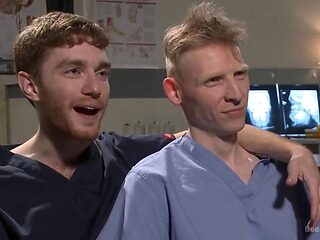 Powerlessly Bound Seamus Oreilly Fisted on the Hospital Night Shift