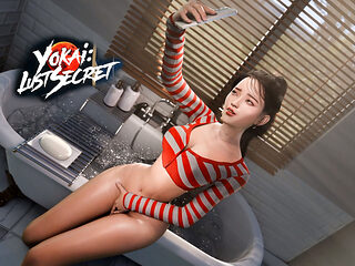 Yokai: Lust Secret Gameplay Part 1 - Airi Caught Fingering Herself in the Bathroom