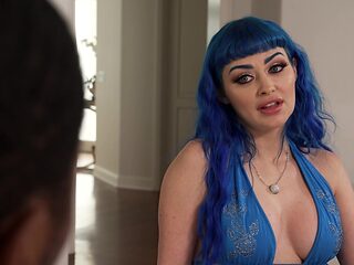 Jewelz Blu is eaten out and banged by a black stud