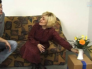 German Granny Ilse Fucks Son-In-Law Hardcore - Family Taboo Sex