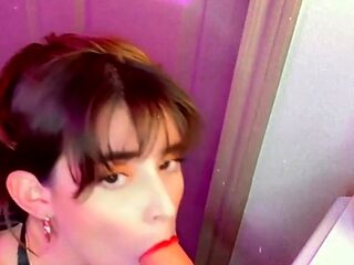 Jessy funny amateur teen brunette toying