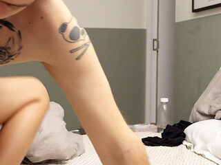 Authentic Couple - Intimate Lotus Position Fuck - Vertical Video