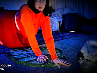 Jinkies, I'm Blind! Velma's Halloween Anal Wrecking by Thick Monster Cock