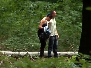 Brunette Chick From Germany Gets Banged in the Woods