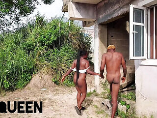 Ghetto Love: Outdoor Blowjob and Riding with Tattooed Black Girl ITX_Kwin