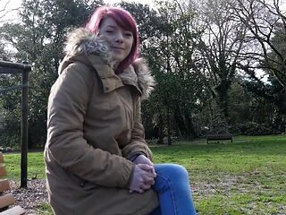 Redheaded cutie is ready to show us what she's got