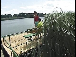 Curvy German slut enjoys a hard fuck at the lake