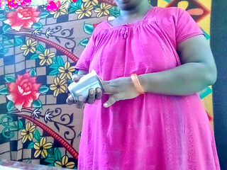 Boss  having sex with Indian Tamil desi maid chubby women