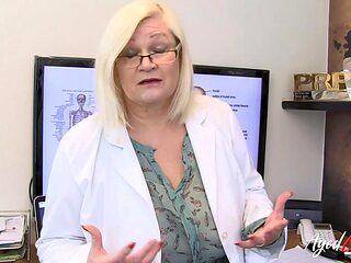 Lacey Starr as Naughty Doctor for Intense Blowjob
