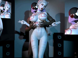 3D Big Boobs Slut Got Fucked by BBC