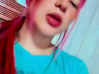 Cute Girl Changes Her Panties in Front of the Mirror