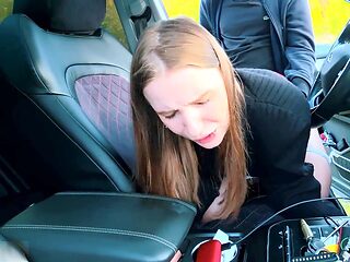 Outdoor blowjob, voyeur caught, caughtjerking