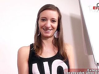 Real German Teen 18+ Virgin At Casting That Babe Merely Wishes Anal