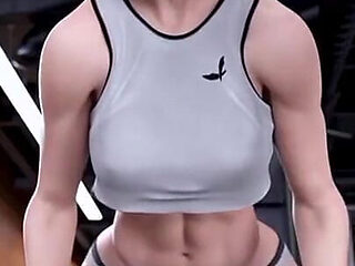 I Accidentally Fuck My Gym Trainer While Working Out and Her BF Comes in!