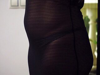 Semi- transparent dress stuffing teaser