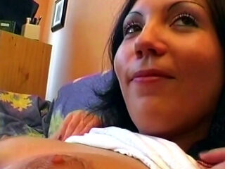 Brunette Fingers Her Wet Pussy in Close up