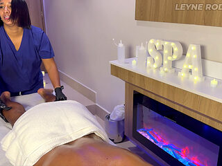 Leyne Rodriguez: Intimate Oiled Massage Session Leads To A Wild Happy Ending