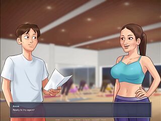 Steamy French teacher gets wild with a trailer park doll in summertime saga episode