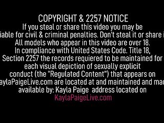 Beautiful Kayla Paige and Kayla - lesbian makeout porn - Kayla Paige
