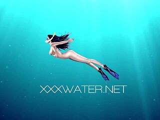 Fantastic Minnie and Minnie's underwater babe action