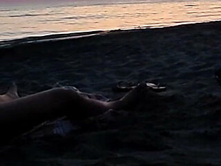 Dick Flash French Teacher MILF Risky Public Blowjob Maspalomas Nude Beach Cumshot People
