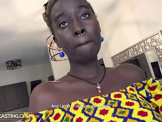 Ebony MILF Pleads for Savage Hardcore Pounding from Hung Stud Before Gulping Thick Cum Load While Ditch