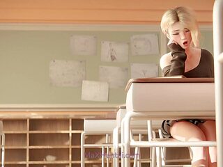 Sweet and Wet Dreams in University Classroom for Cute Gwen Stacy - Animated Porn 2026