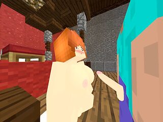 Fabulous manga porn animation featuring Minecraft Jenny and Xhatihentai