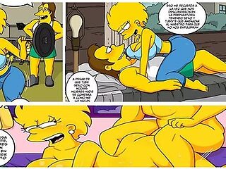 The Simpsons: Lisa Gives Nelson Some Special Lessons - Car Toon