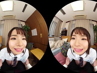 Japanese Student Siren Awakens Fiery Virtual Passion