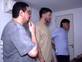 Three female friends ordered a delivery of dicks and sucked three each.