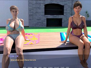 Young old lesbian, lesbian porn for women, 3d animation