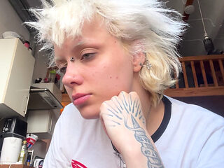 Smoking a Cigarette Lazy Coffee No Makeup