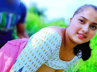 Desi village cute maid outdoor jungle fuck by boss for salary - Indian cute girl sex with big cock