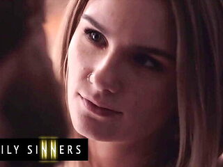 Brad Newman Fucks Step Daughter Natalie Knight in Bed - Family Taboo Sex