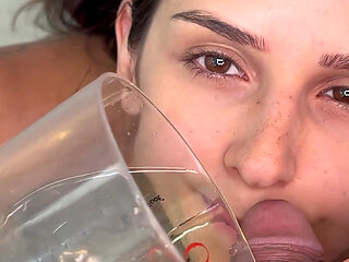 Eyes on You: Pee and Cum in My Mouth